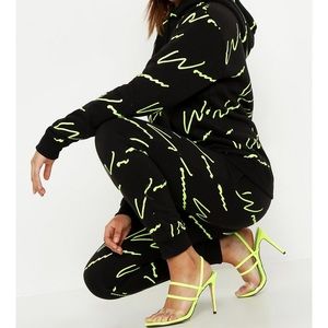 Fit Neon Woman All Over Print Tracksuit
